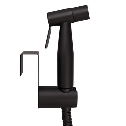 Handheld Single-Function Bidet Sprayer, Dual Mount, 48-Inch Stainless Steel Hose, Easy Install, Toilet Hygiene Solution – Design House, 583906 - color: Matte Black