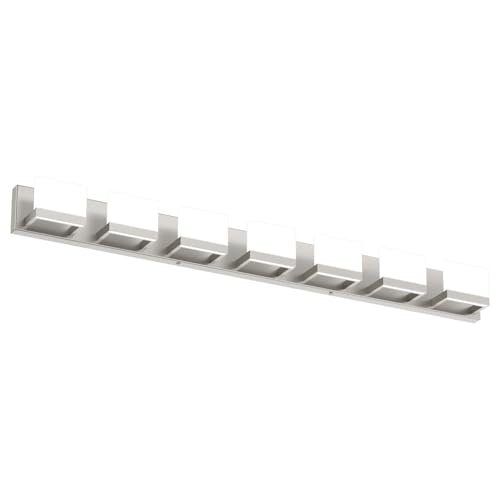 Tipace 7 Lights LED Modern Vanity Light Brushed Nickel Bathroom Lighting Fixture Up and Down Bathroom Wall Light Over Mirror(White Light 6000K) - color: Brushed Nickel, size: 7 Lights,48-inch