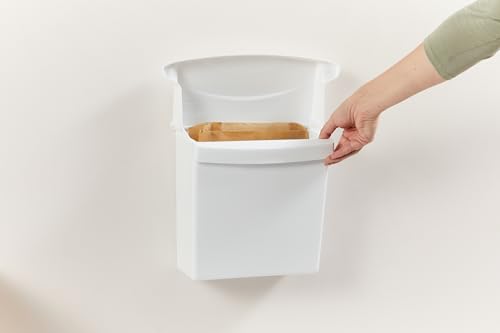 Rubbermaid Commercial Products Wall-Mounted Sanitary Napkin Receptacle Rigid Liner Easy to Clean Durable Space Saving for Restrooms in Restaurants/Hotels/Schools/Airports/Offices - style: Receptacle