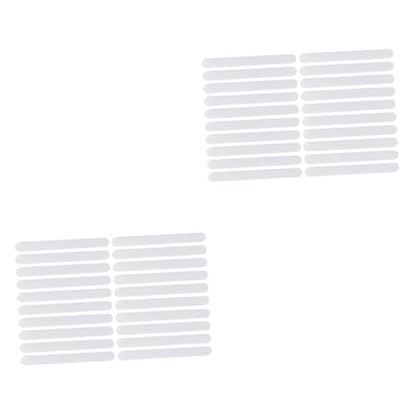 Alipis 40pcs Nonslip Shower Strips Skid Tape Strip Safety Shower Tread Stickers Non Skid Bath Tub Tape for Home Safety