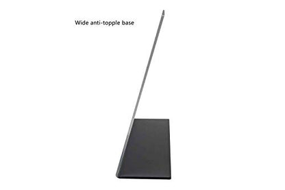 Marketing Holders Acrylic Easel Mirror 10" x 8" Slant Back Portable Lucite Countertop Stand Perfect for Professional and Home Use Makeup Application or Hair Styling - size: 8"L x 10"W