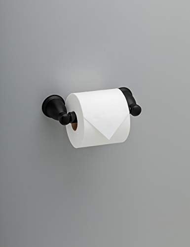 Franklin Brass 5-Piece Matte Black Bathroom Set (2) Towel Racks, Ring, Toilet Paper Holder, Hook | Kinla Bath Accessories - color: Matte Black, style: 5-Piece Bath Accessory Set