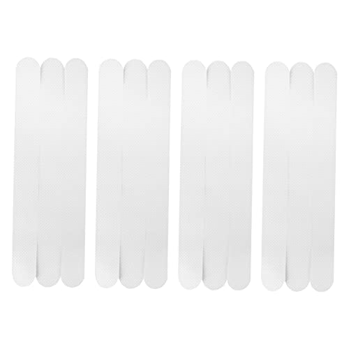 12pcs Transparent Slip Bath Safety Strips Non Slip Stickers for Bathtubs Showers Stairs Floors - size: 12 pcs
