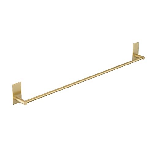 KES Bathroom Towel Bar 30 Inches Adhesive Hand Towel Holder Stick on Wall SUS 304 Stainless Steel Brushed Gold, A7000S75B-BZ - color: Brushed Gold, size: 29.5-Inch