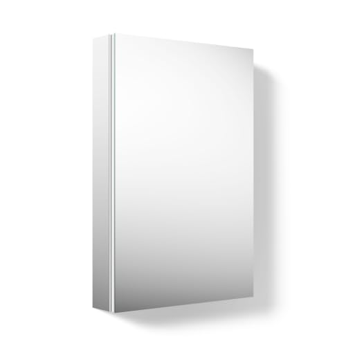 Kohler 99002-NA Verdera® Bathroom Medicine Cabinet with Mirror, Surface or Recessed Bathroom Wall Cabinet, 20 in. W x 30 in. H - size: 20" W x 30" H, style: Standard