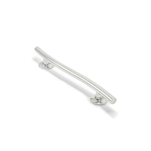 Seachrome 18 inch Bathroom Wave Grab Bar Polished Finish - color: Polished, size: 18
