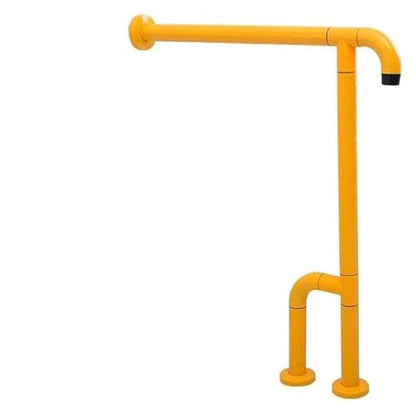 Toilet Frame Bathroom Toilet Grab Handles Safety Shower Grab Bar T-Shaped Grab Rails Wall Mounted Toilet Bathroom Handrail with Legs ly Freestanding N