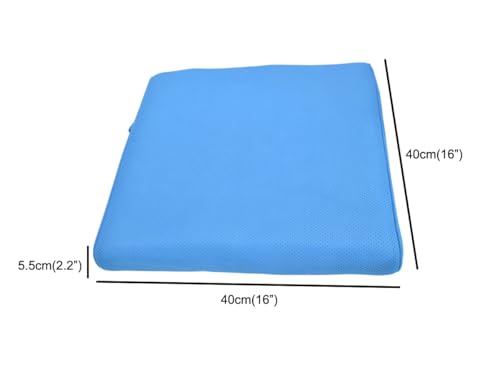 Shower Chair Backrest Seat Cushion Bath Stool Transfer Bench Mat Pad | Non-Slip Waterproof Quick Dry Washable, Warm Comfortable Pressure Relief, Air Mesh Fabric, Drain Water Immediately