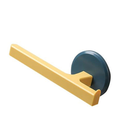 Multifunctional Simple Adhesive Towel Bar Rustproof Plastic Towel Bar for Bathroom Towel Holder Wall Mounted Drill-Free Installation Sturdy Design