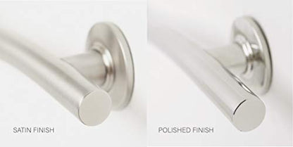 Seachrome 36 inch Bathroom Wave Grab Bar Polished Finish - color: Polished, size: 36