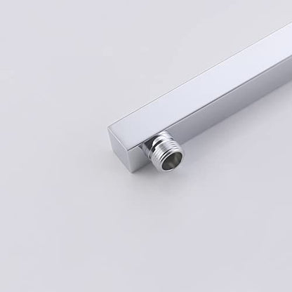 KES Shower Connector Ball Joint Shower Head Polish Chrome 16-Inch Shower Arm with Flange, PSB101-CH-SL+PSAN204-CH-UPC-NEW
