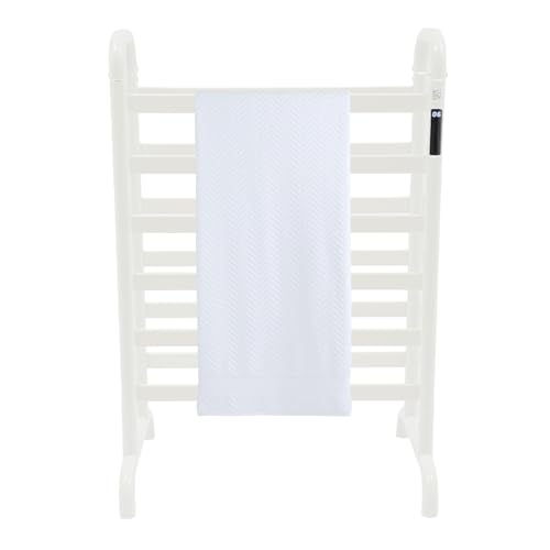 180W Electric Towel Warmer Rack with Smart LED Display 12-Bar | Double-Row Floor-Standing Heated Towel Dryer Rack,Adjustable Temperature & Timer,for Bathroom, Home, Spa, Hotel - size: 12 bars Dual-row