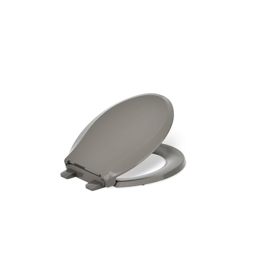 KOHLER 4639-RL-K4 Cachet ReadyLatch Round Toilet Seat Soft Close, Cashmere - color: Cashmere, size: Round
