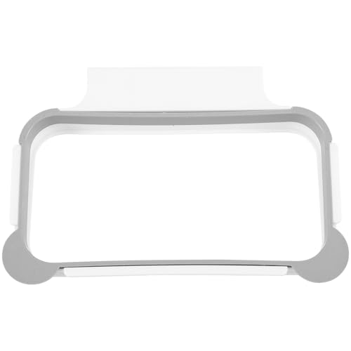Hanging Trash Bag Holder Over the Drawer Kitchen Garbage Bag Rack | Under Sink Trash Can Plastic Cupboard Door Mounted Holder Recycle Bin for Kitchen Grey
