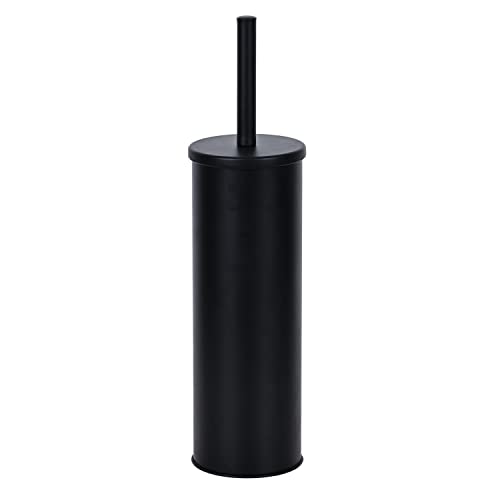 Deep & Sturdy Toilet Bowl Brush with Holder - Durable Scrubbing - Toilet Cleaners - Household Essentials - Silicone Brush - Bathroom Cleaner - Cleaning Supplies - Household Supplies, Matte Black - color: Matte Black Reese