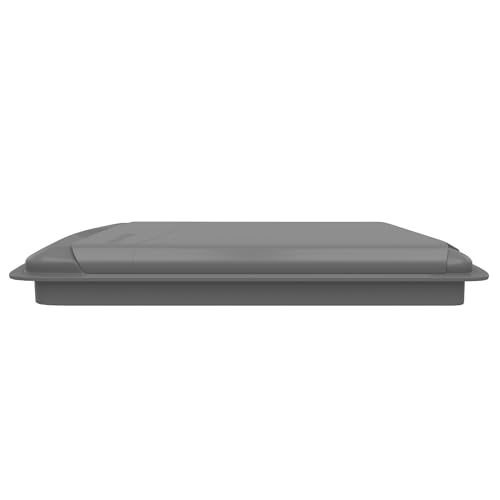 Rev-A-Shelf 50 Qt Under Sink Garbage Can Lid for Base Kitchen and Bathroom Cabinet, Replacement Plastic Trash Bin Lid Only, Silver, RV-50-LID-17-1 - color: Silver, size: 50 QT