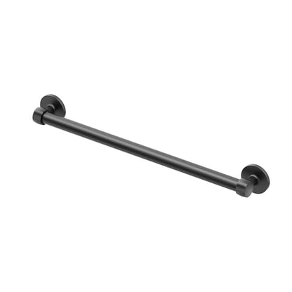 Gatco 622MX Gibson 24" L Grab Bar, Matte Black/ADA Compliant Stainless Steel Safety Grab Bar for Bathroom - color: Matte Black, size: 24"L