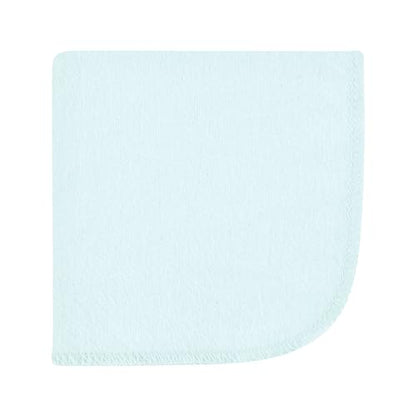Hudson Baby Unisex Baby Flannel Cotton Poly Washcloths, Boy New Elephant 12Pk, One Size - color: Boy New Elephant 12pk