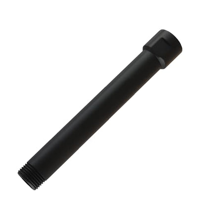 High Sierra® Solid Lead-Free Metal 6″ Shower Arm Extension. Lowers height of fixed and handheld shower heads. Will support the Weight of Handheld and Combination Shower heads - Matte Black - color: Matte Black