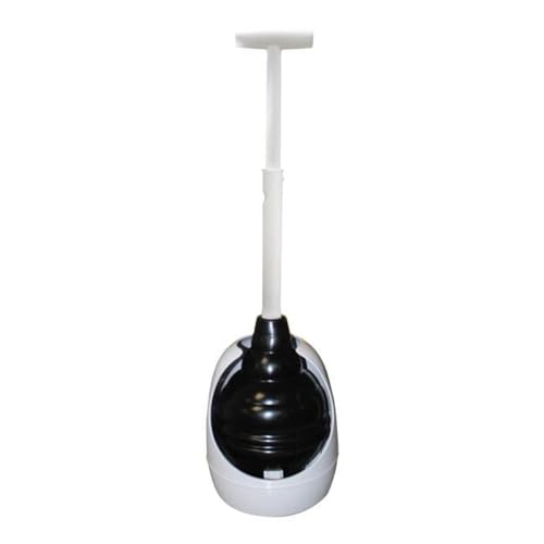15 x 6 in. Dia. Beehive Toilet Plunger with Holder
