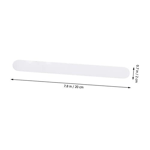 ABOOFAN 24pcs Transparent Slip Bath Safety Strips Stickers for Bathtubs Showers Stairs and Floors Non Slip Traction for Bathroom Use - size: 24 pcs