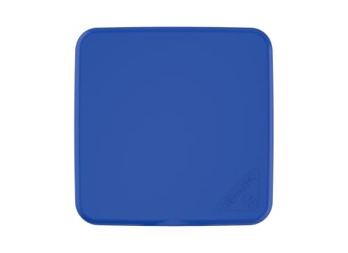 Rev-A-Shelf 27 Qt Under Sink Garbage Can Lid for Base Kitchen and Bathroom Cabinet, Replacement Plastic Trash Bin Lid Only, Blue, RV-1024-LID-22-1 - color: Blue, size: 27 QT