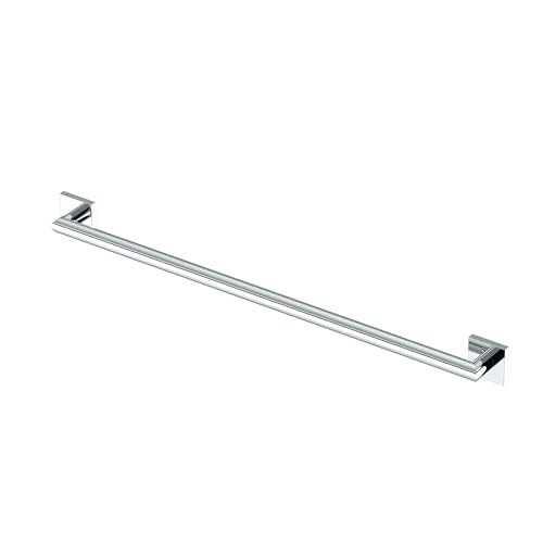 Gatco 664C Glam Too 36" L Grab Bar, Chrome/ADA Compliant Stainless Steel Safety Grab Bar for Bathroom - color: Chrome, size: 36 Inch