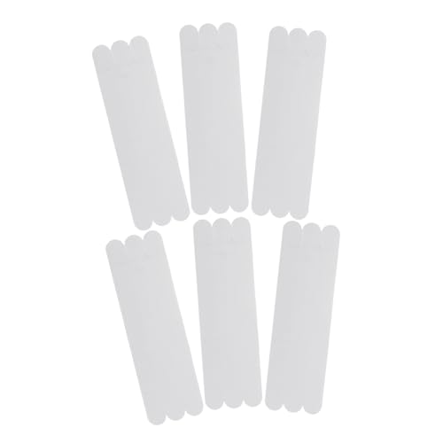 ABOOFAN 6pcs Slip Strips for Bathtubs Showers Stairs Transparent Adhesive Bath Treads for Safety Smooth Surfaces - size: 6 pcs