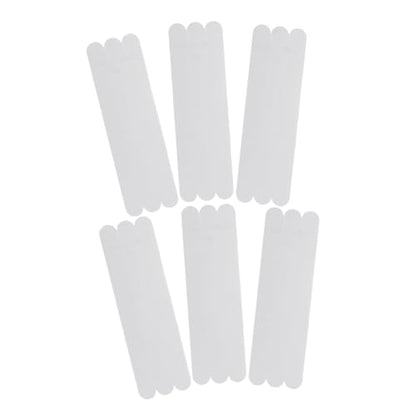 ABOOFAN 6pcs Slip Strips for Bathtubs Showers Stairs Transparent Adhesive Bath Treads for Safety Smooth Surfaces - size: 6 pcs