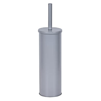 Deep & Sturdy Toilet Bowl Brush with Holder - Durable Scrubbing - Toilet Cleaners - Household Essentials - Bathroom Cleaner - Cleaning Supplies - Household Supplies, Matte Gray - color: Matte Gray Reese