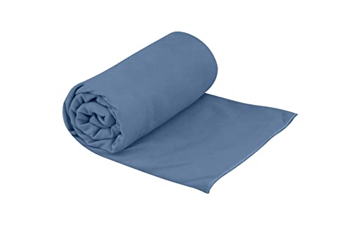 Sea to Summit Drylite Towel, Lightweight Camping and Travel Towel - color: Moonlight Blue, size: Large