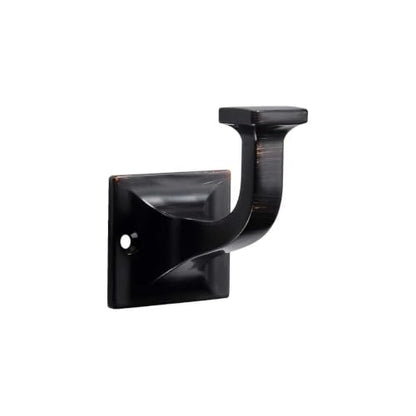 CHIVS Heavy Duty Sold Zinc Towel Hooks, Wall Mounted Square Robe Hooks for Bathroom, Kitchen, Bedroom, Hotel ，Oil-Rubbed Bronze Wall Hook 5 Pack - color: Oil Rubbed Bronze