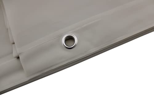 Dependable Industries inc. Essentials Premium 6 Gauge PEVA Shower Curtain Liner - PVC Free Magnetized Bottom Odorless with Rustproof Grommets (Sand) - color: Sand