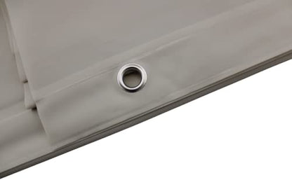 Dependable Industries inc. Essentials Premium 6 Gauge PEVA Shower Curtain Liner - PVC Free Magnetized Bottom Odorless with Rustproof Grommets (Sand) - color: Sand