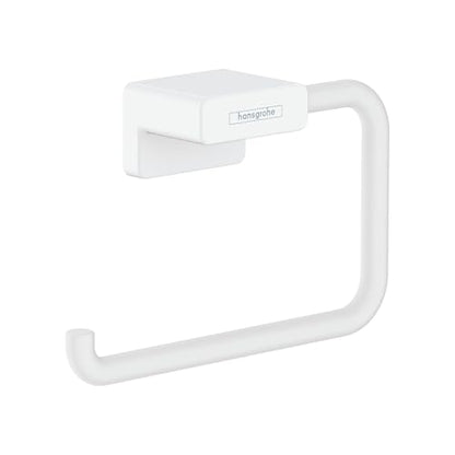 hansgrohe AddStoris Towel Ring in Matte White 5-inch Accessories in Matte White, 41754700 - color: Matte White