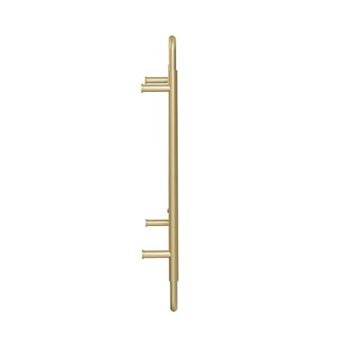 Swiss Madison Ivy 8-Bar Electric Towel Warmer Heated Towel Racks for Bathroom in Brushed Gold - color: Gold