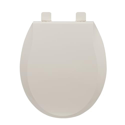 Toilet Seat, Round Toilet Seat with Toddler Seat Built in, Potty Training Toilet Seat Round Fits Both Adult and Child, with Slow Close and Magnets- Round Almond - color: Almond, size: Round, style: With Toddler Seat