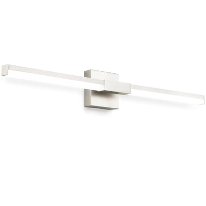 SOLFART Vanity Lighting Fixtures Dimmable: Brushed Nickel 32-Inch Detachable 4-Way Light Direction Bathroom Light Fixtures Over Mirror ETL IP44 - color: Brushed Nickel-6000K, 5-Step Brightness Control, size: 32 inch