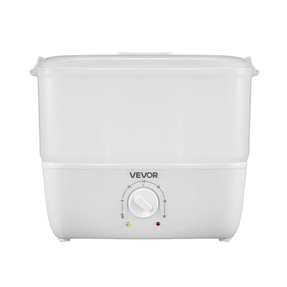 VEVOR Hot Towel Warmer, 1.1 gal Small Towel Steamer with Clip & Indicator, Holds 12-15 Towels, Portable Facial Warmer Quickly Heats Up in 5 Minutes, for Spa, Barber, Manicures, Massage, Salon, White