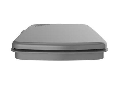 Rev-A-Shelf 32 Qt Under Sink Garbage Can Lid for Base Kitchen and Bathroom Cabinet, Replacement Trash Bin Lid Only, Metallic Silver, RV-32-LID-17-1-40 - color: Silver, size: 32 QT