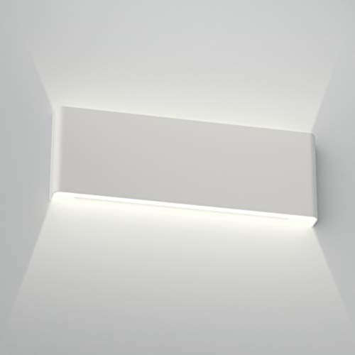 Aipsun 15.75in Matte White Modern Vanity Light Up and Down LED Vanity Light for Bathroom Wall Lighting Fixtures (White Light 5000K) - color: White, size: 15.8 inch, style: 5000K