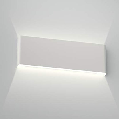 Aipsun 15.75in Matte White Modern Vanity Light Up and Down LED Vanity Light for Bathroom Wall Lighting Fixtures (White Light 5000K) - color: White, size: 15.8 inch, style: 5000K
