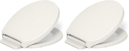 Kohler K-28005-96 Drift ReadyLatch Quiet Close Round Toilet Seat, Biscuit (Pack of 2) - color: Biscuit, size: Round (Pack of 2)