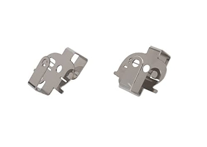 Camco Life is Better at The Campsite Over-The-Cabinet Hooks | Convenient to Use and Fits 3/4-inch Thick Cabinet Doors | Made of Stainless Steel | 2-Pack (53382), Silver, Small - size: Small