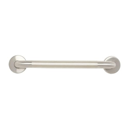 Seachrome 18" Wall Mount Grab Bar, 1 ¼" Diameter, Concealed Flanges, ADA Compliant, Peened with Satin Ends - size: 18 Inch