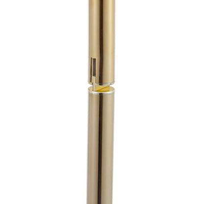 MyGift Modern Brass Tone Metallic Plated Floor Standing Toilet Paper Holder Stand with Roll Reserve Storage Holder, Elegant Freestanding Bathroom Toilet Tissue Dispenser - color: Brass