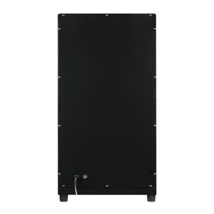 Dermalogic Towel Steamer 120G Glass Door, Black Finish Modern Design Towel Warmer for Massage Beauty Center Barber Nail Salon Spa Furniture Equipment