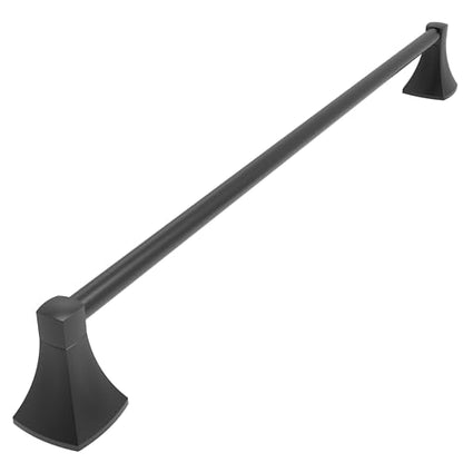 24 Inch Matte Black Towel Bar Towel Rack for Bathroom Kitchen Hand Towel Holder Dish Cloths Hanger SUS304 Stainless Steel Rustproof Wall Mount - color: Matte Black, size: 24 inch