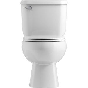 KOHLER K-4775-96 Brevia Round Toilet Seat with Quick-Release Hinges And Quick-Attach Hardware For Easy Clean, Biscuit - color: Biscuit, size: Round