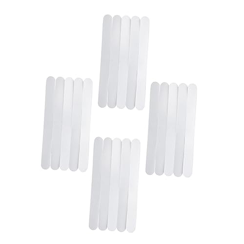 TEHAUX 4sets Slip Mat Skid Shower Stickers Skid Bathtub Stickers Self-Adhesive Strips Strong Adhesive Stair Tape